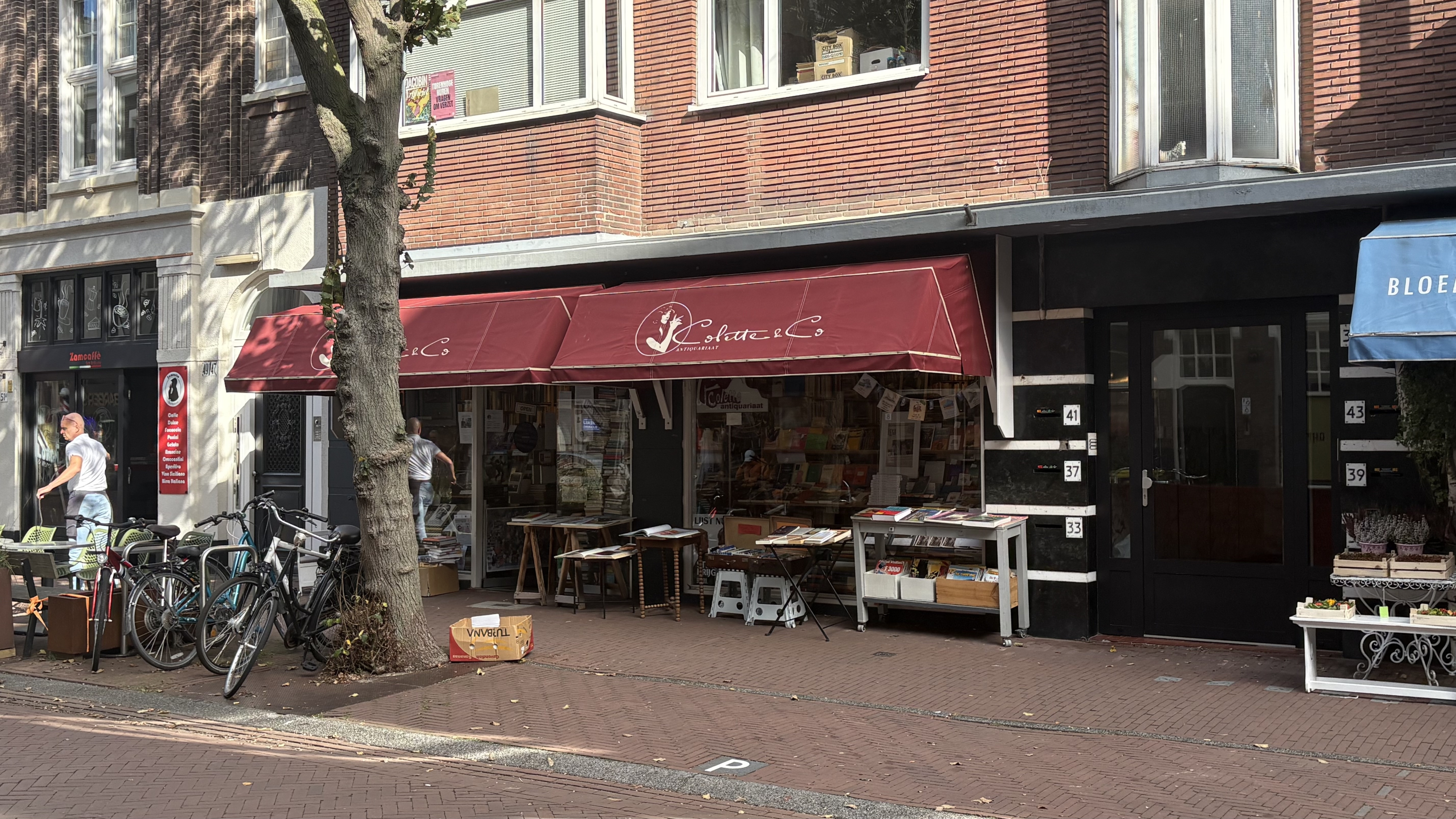 De boekwinkel 'Colette & co' sit oan de Reinkenstraat