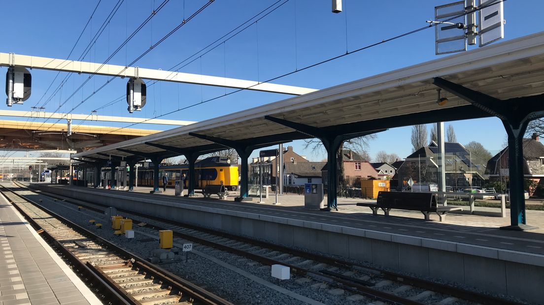 De snelle trein stopt vanavond met de tweede proef ook op station Assen (Rechten: Margriet Benak / RTV Drenthe)