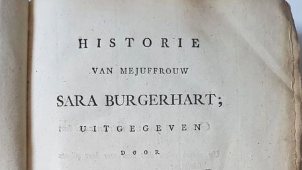 Sara Burgerhart in Nederlandse Canon, maar waarom eigenlijk? - Omroep