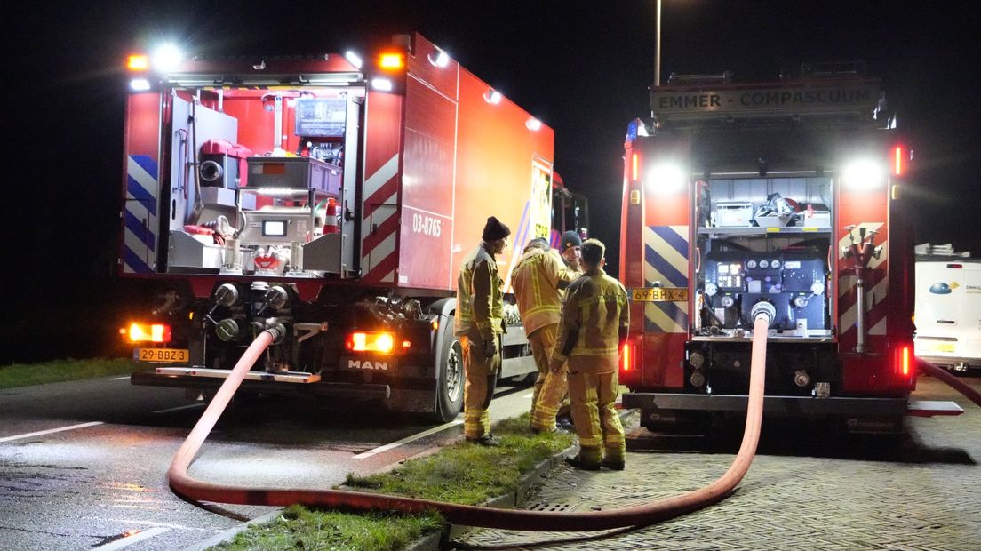 Brandweerlieden in Emmer-Compascuum