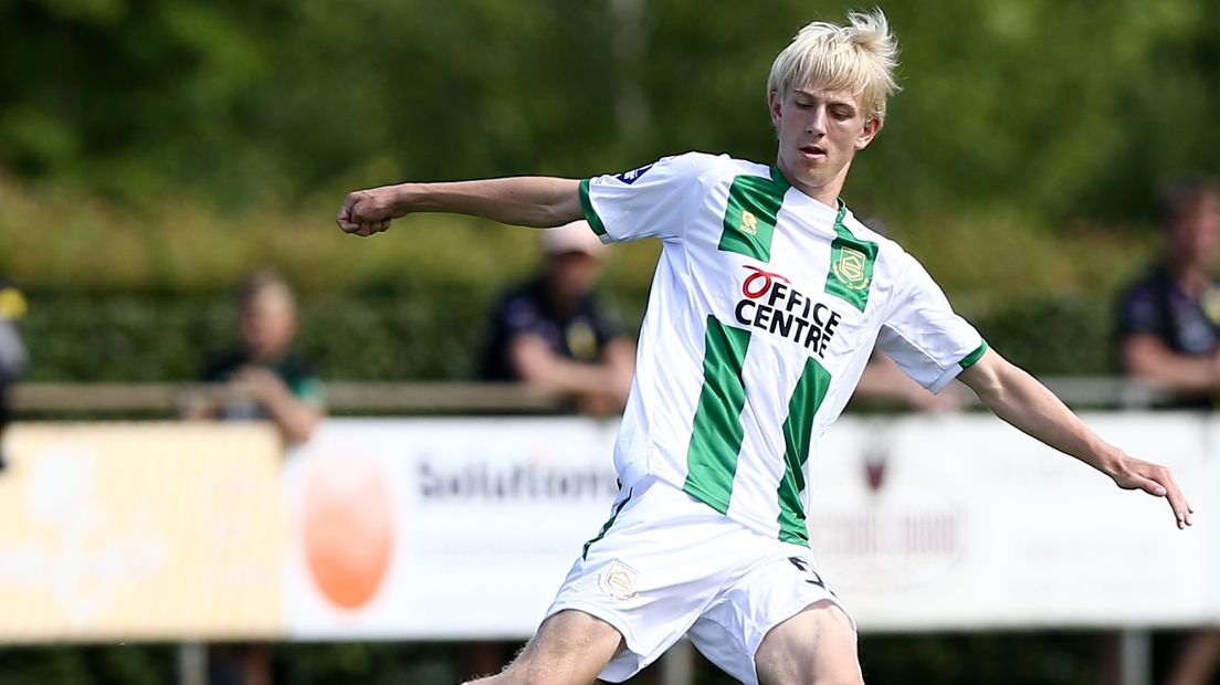 Thijmen Blokzijl in actie namens FC Groningen