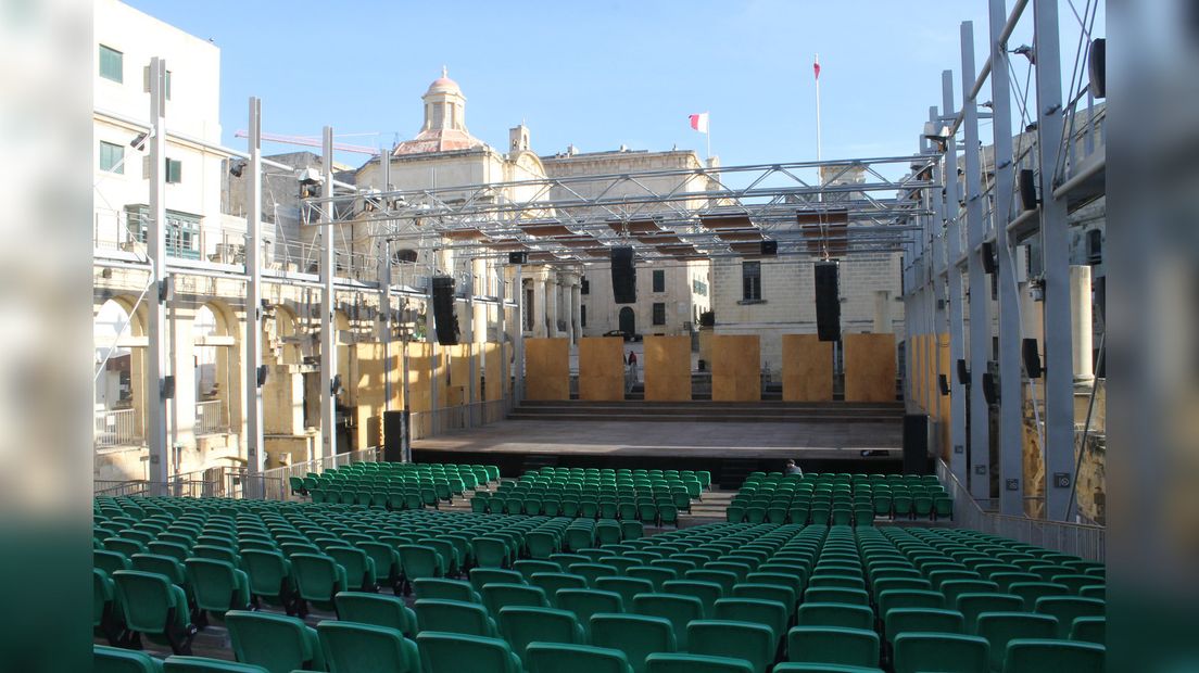 It teäter Pjazza Teatru Rjal yn it histoaryske sintrum fan Valletta