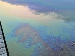 Olievlek in Haarrijnseplas: even niet zwemmen