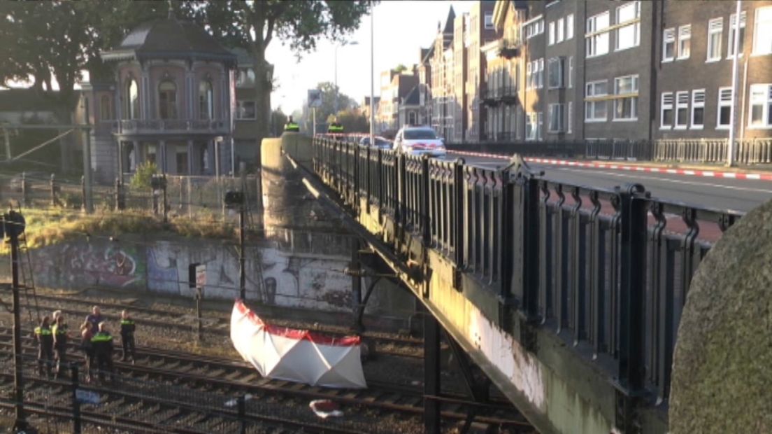 De plek van het ongeluk op 1 oktober 2017