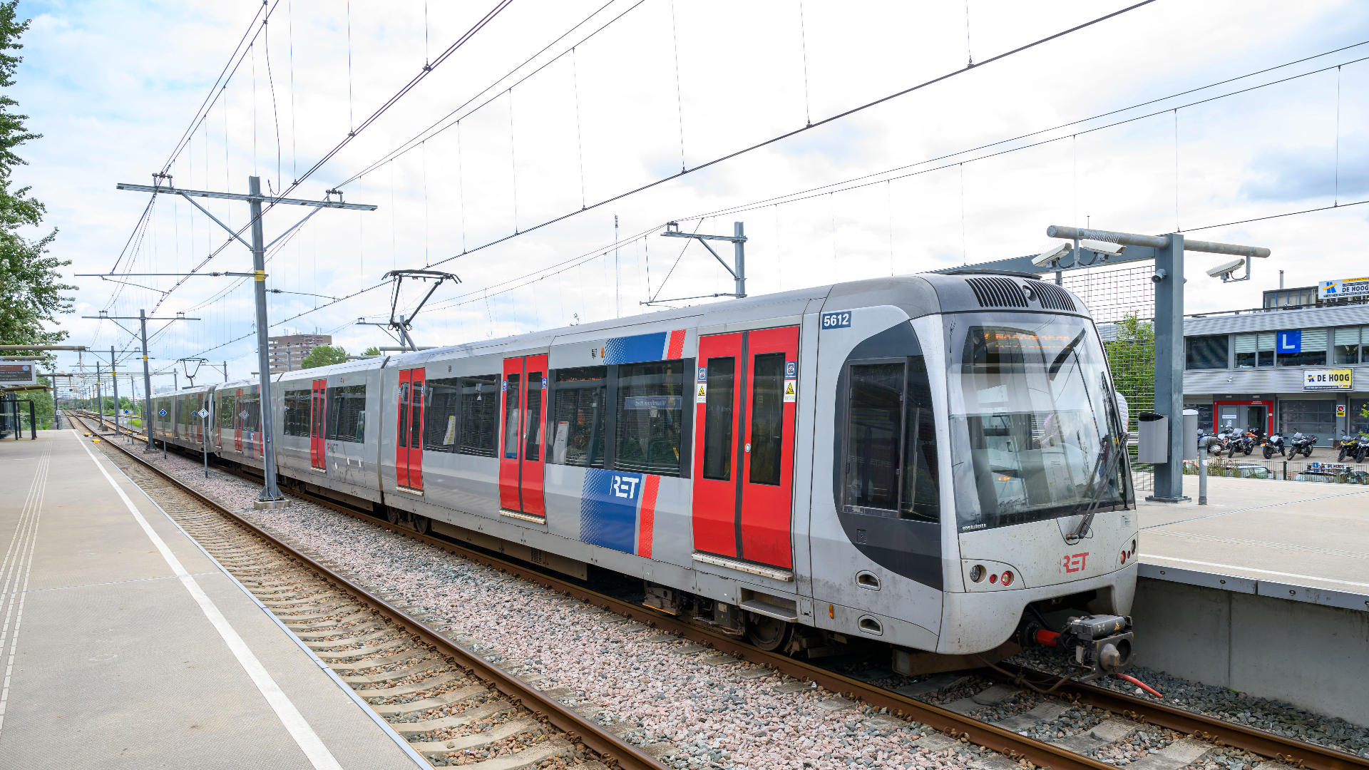 Door de storing rijden er geen metro's tussen Beurs en Den Haag Centraal.