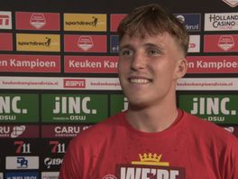 Casper Widell spreekt eerder Nederlands dan dat hij in de spits gaat starten