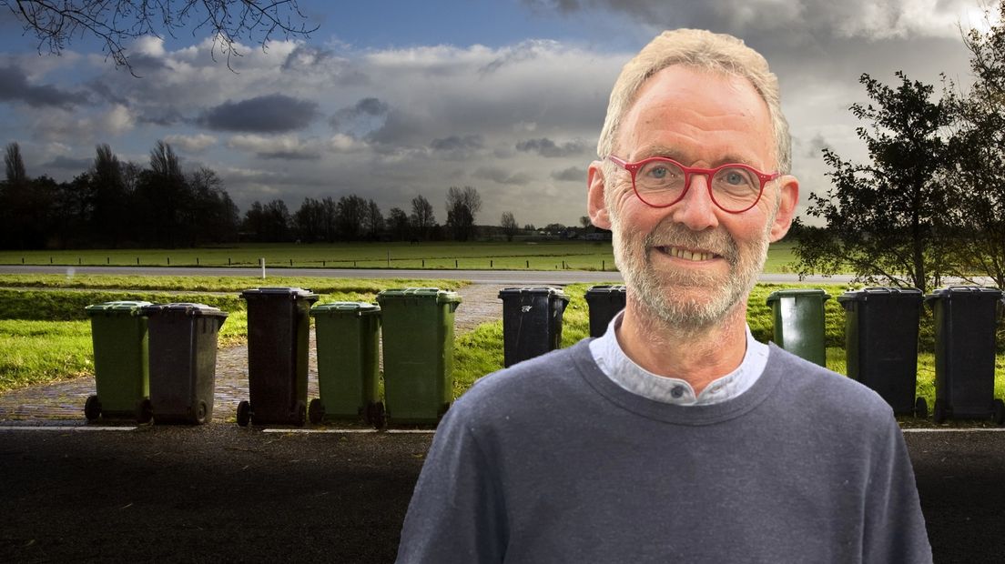 Kliko's langs de weg/ Inzet: wethouder Henk van der Goot van de gemeente Westerwolde.