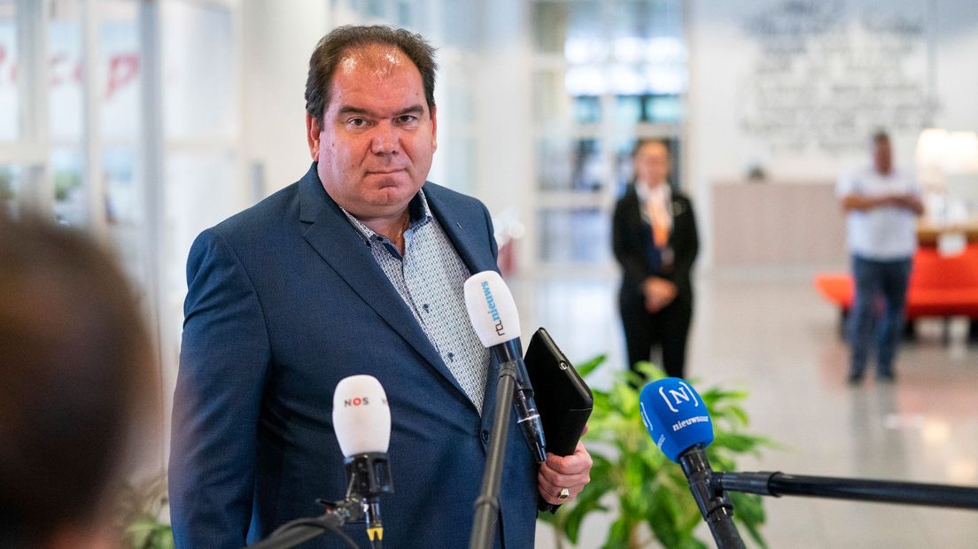 Burgemeester Marcel Thijsen van de gemeente Tynaarlo (Rechten: ANP)