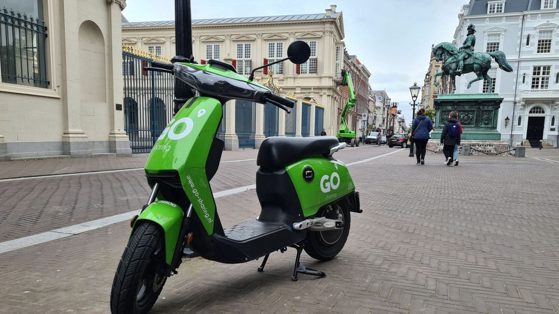 Deelscooter op het Noordeinde