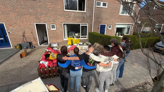Syrisch gezin dakloos na verwoestende brand, buurt komt in actie
