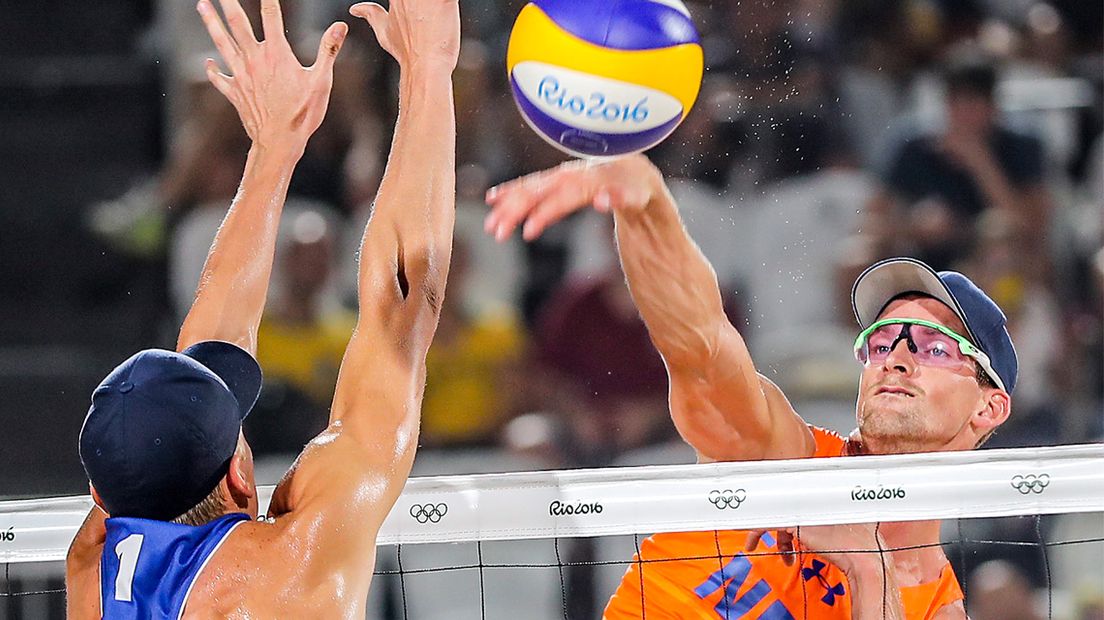Alexander Brouwer en Robert Meeuwsen tijdens de Olympische Spelen van Rio
