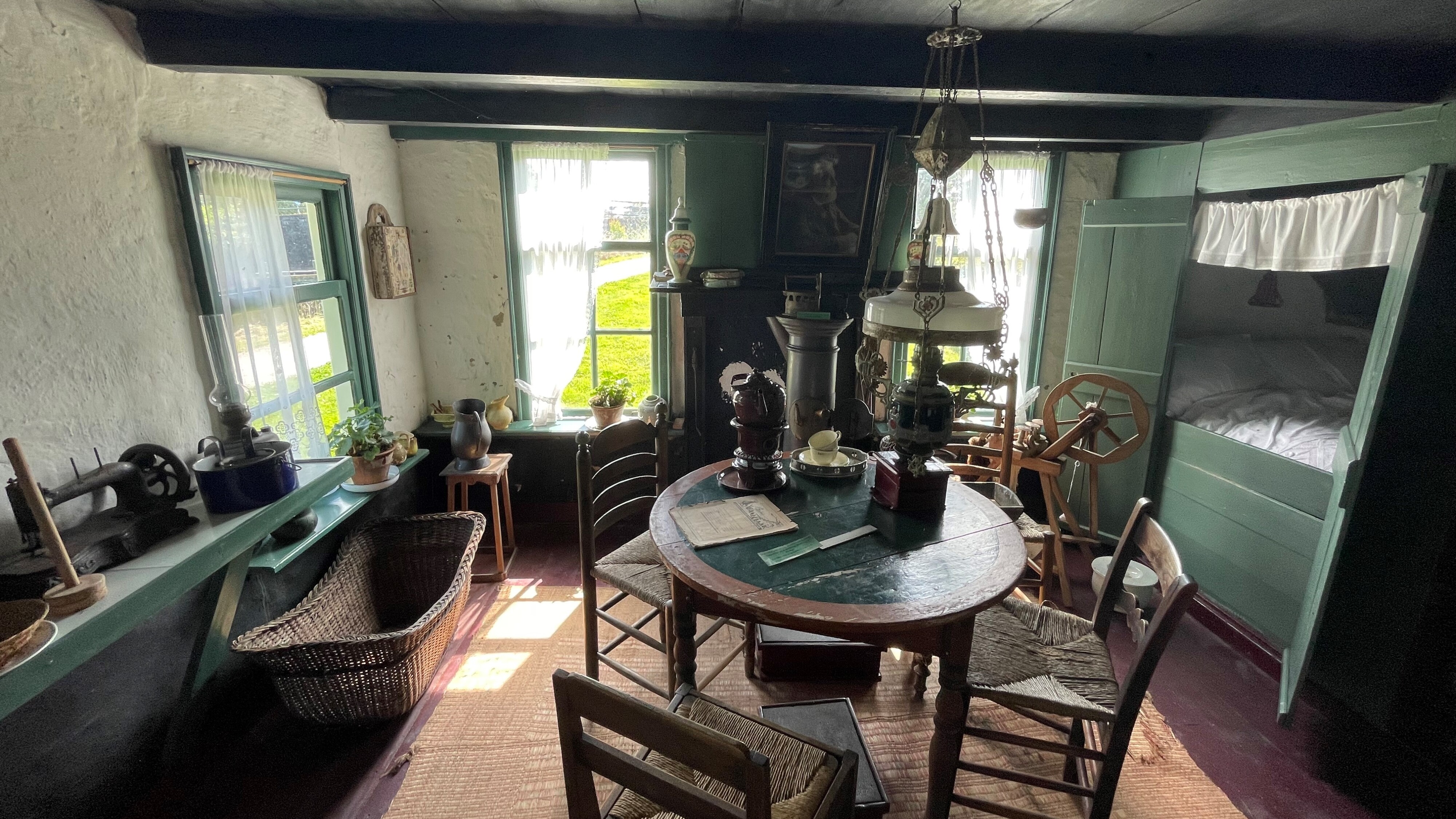 Interieur van een veenarbeidershuisje in It Damshûs