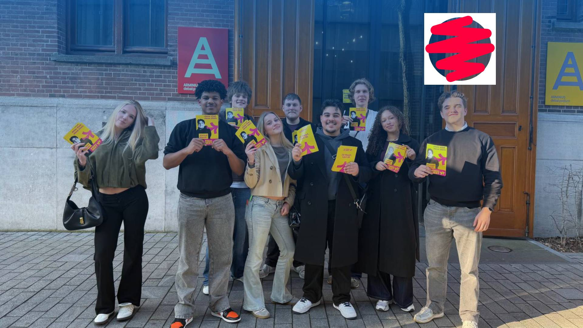 Leden van jongerenpartij Rotterdam NEXT.