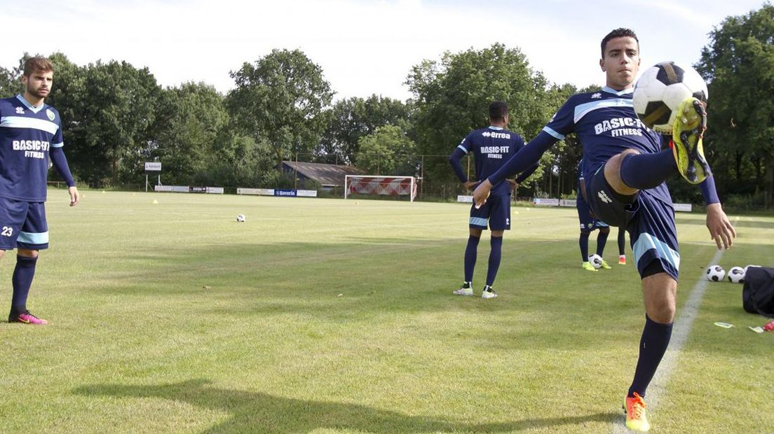 ADO-speler Achraf El Mahdioui in Leende