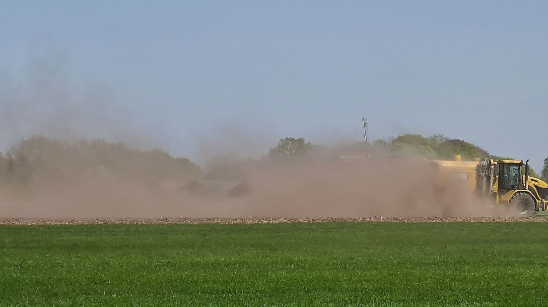 Het is droog op het land (Rechten: Persbureau Meter)