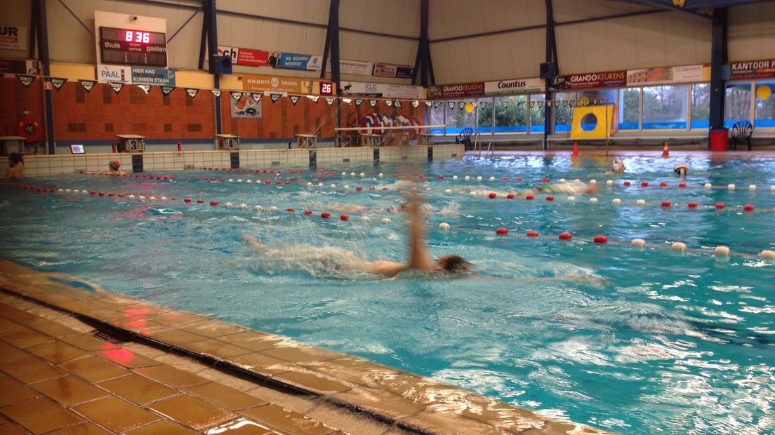 De selectiedag van de zwemmers voor Topsport Talentschool het Carmelcollege in Emmen (Rechten: Bas Vis)