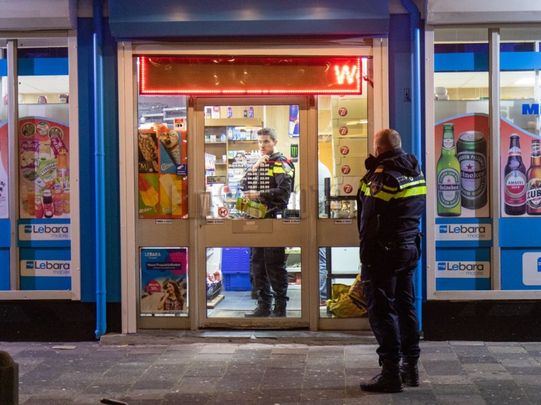 De Poolse supermarkt in Schiedam is overvallen.