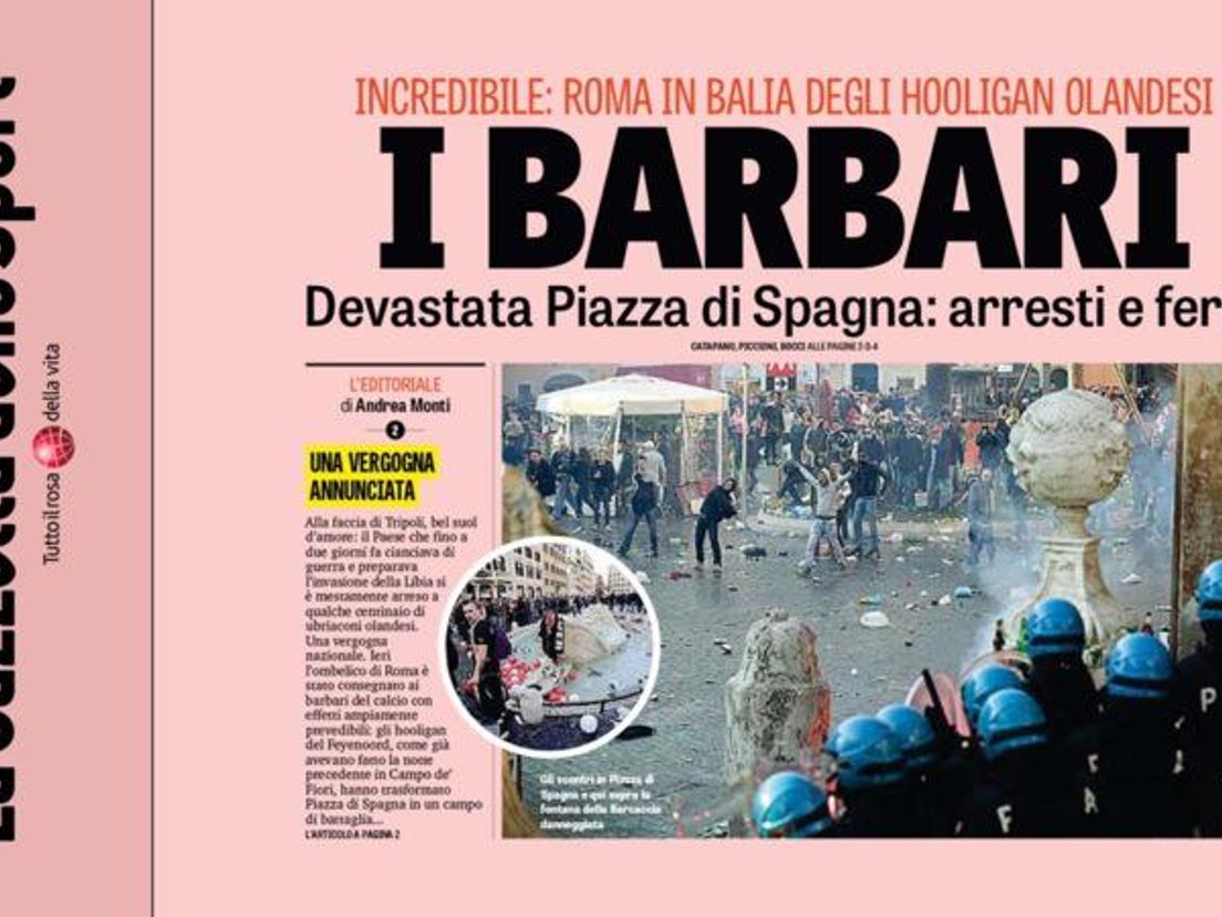 De Gazetta dello Sport over de 'barbaren' uit Nederland