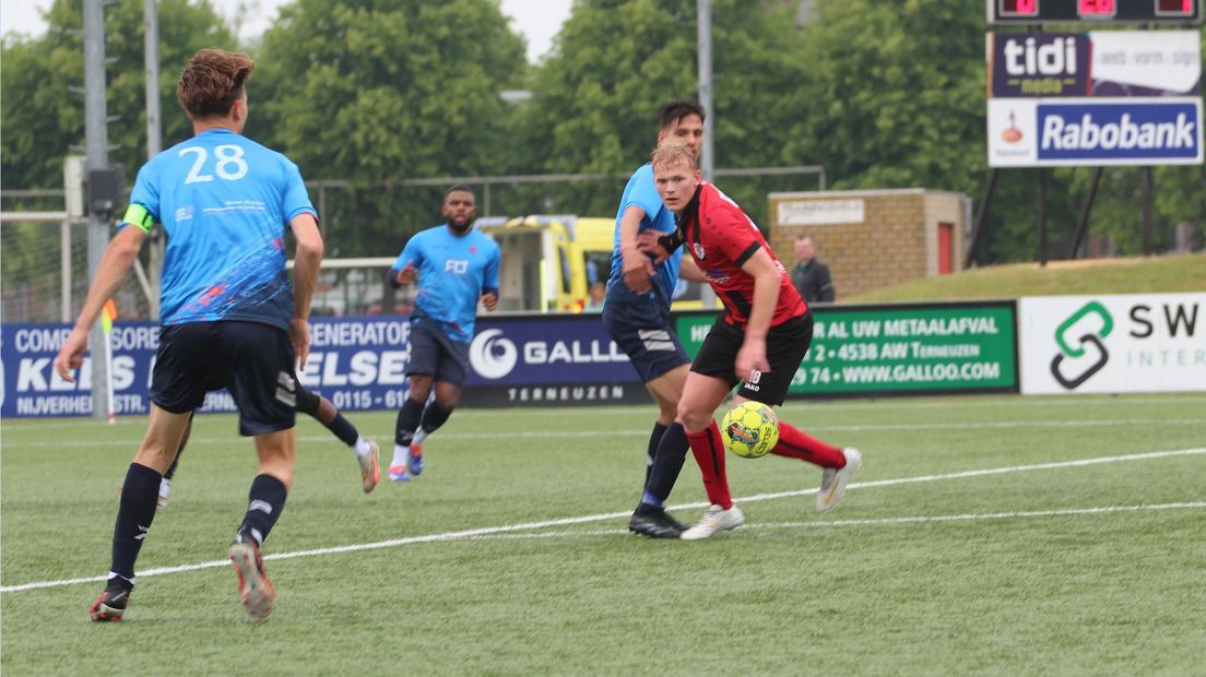 Beeld uit de wedstrijd Terneuzen-GSC/ODS