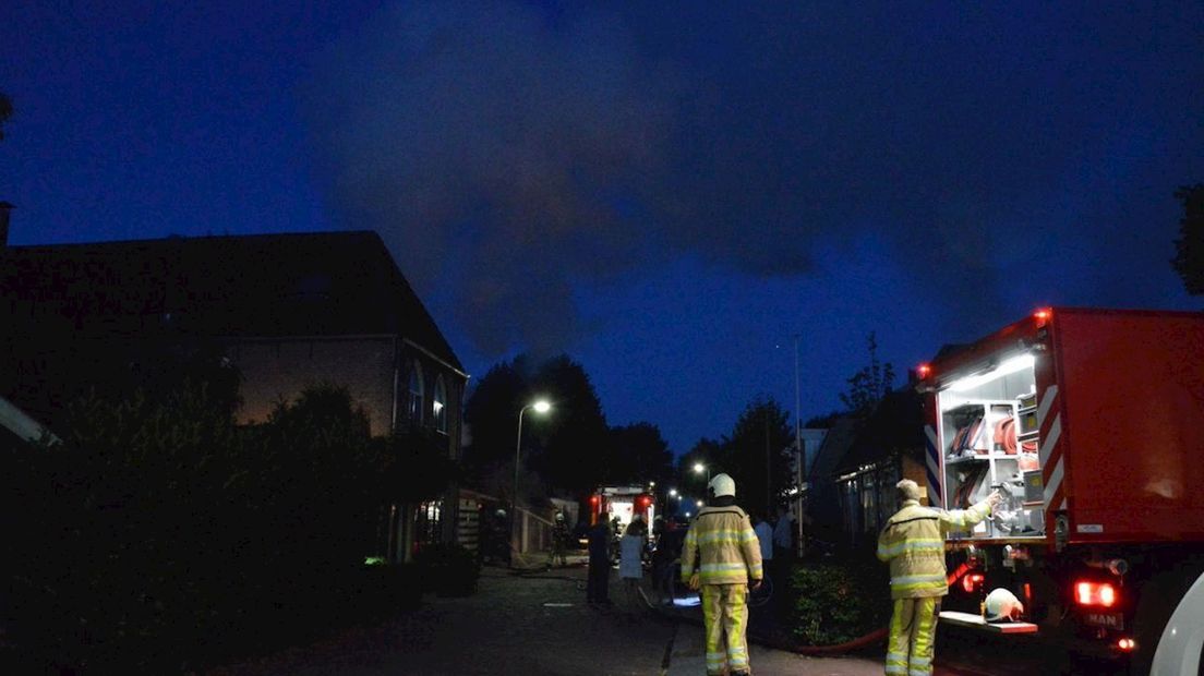 Autobrand in Blokzijl