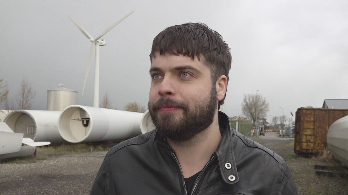 Menno was mode-adviseur, maar wordt windmolenmonteur: 