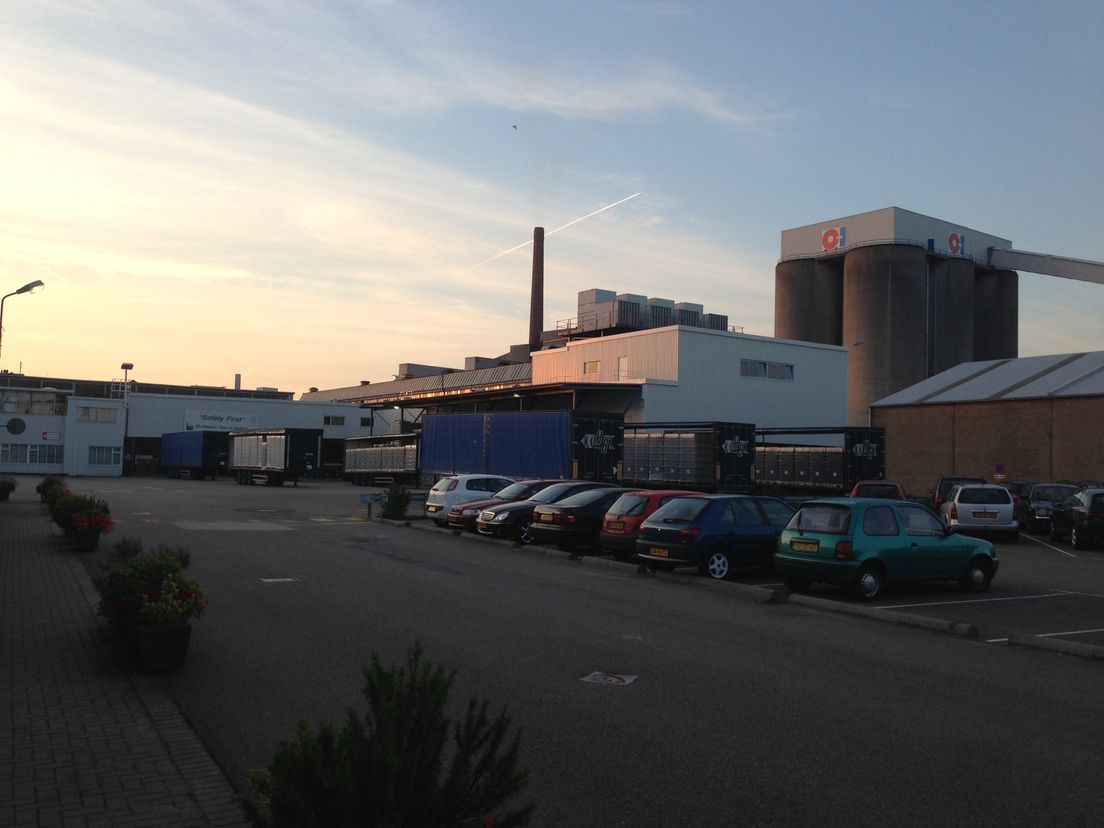 De glasfabriek in Schiedam