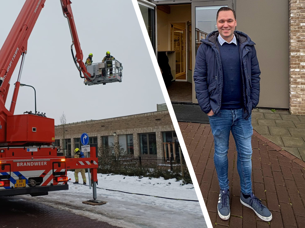 Schade schoolbrand in Sint-Maartensdijk snel hersteld: na weekend buffelen weer les