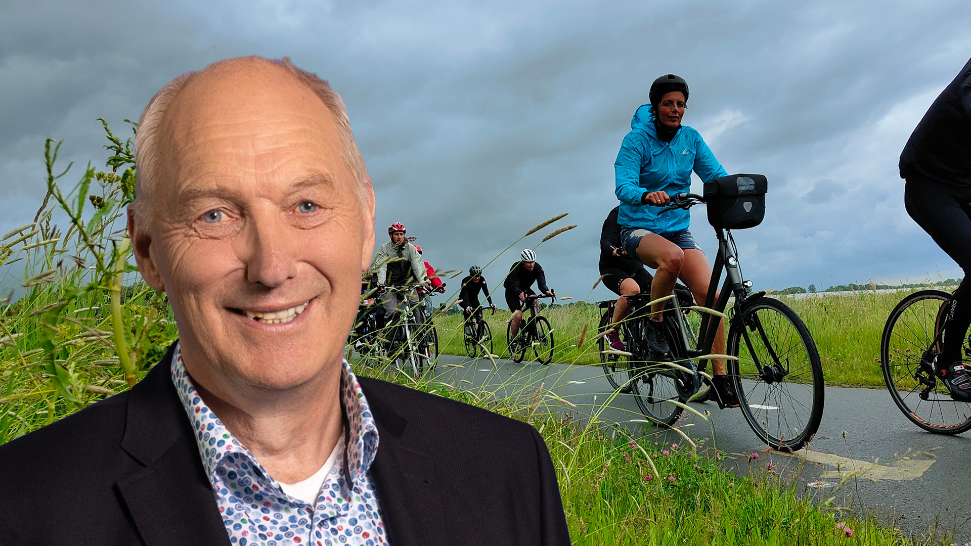 Steppers en fietsers kunnen aan de bak: regen en een stevige wind dit pinksterweekend