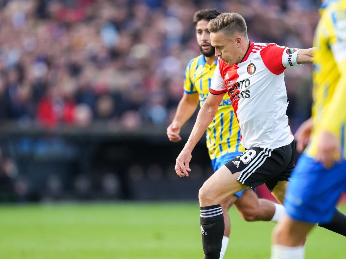 Jens Toornstra wil gaan uithalen tijdens Feyenoord-RKC Waalwijk