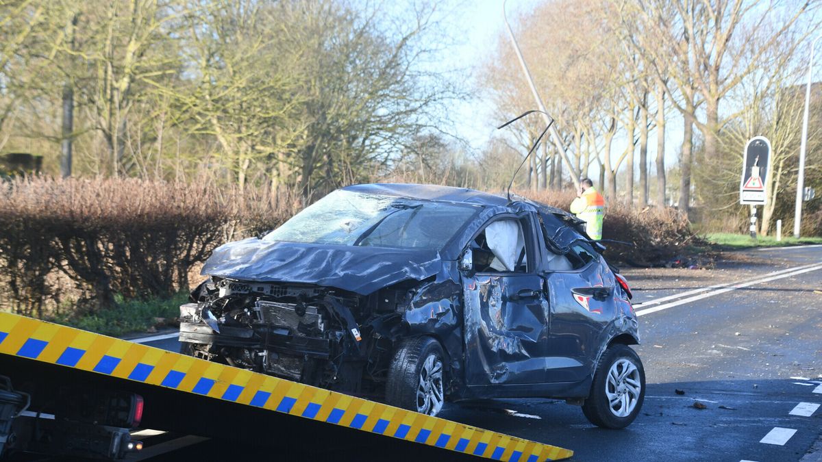 N59 bij Zierikzee afgesloten na eenzijdig ongeval