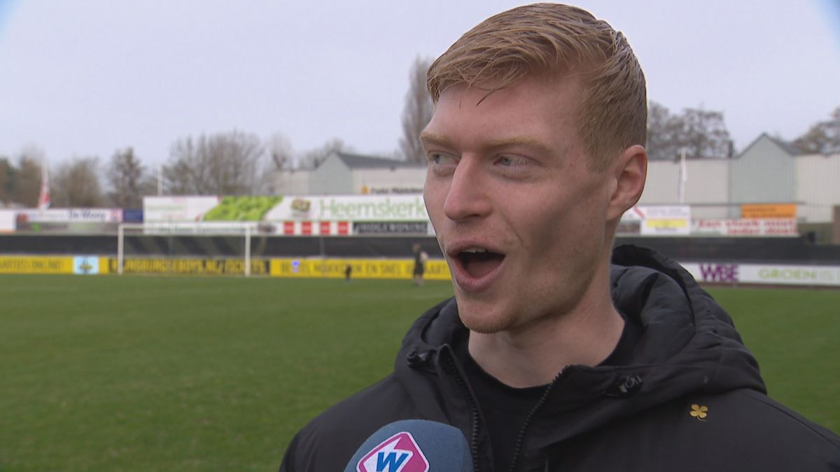 Twee keer scorende Nino Klaver verbaast zichzelf bij Rijnsburgse Boys