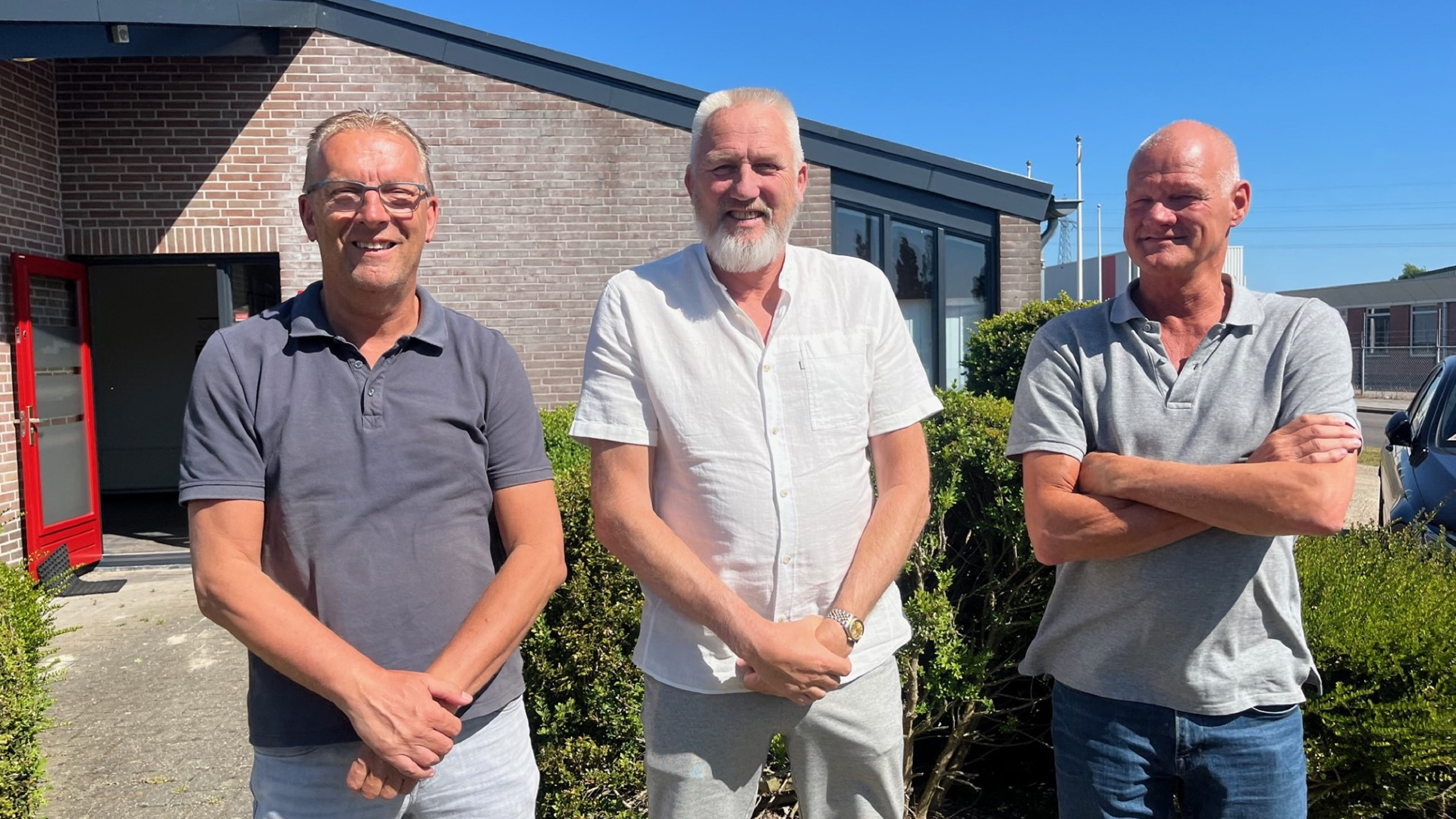 De kartrekkers van eerst Aris en daarna LWD Basket: Gert Schurer, Johan Meijer en Paul de Jong