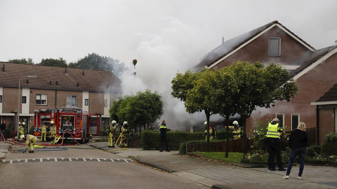 Woningbrand in Raalte