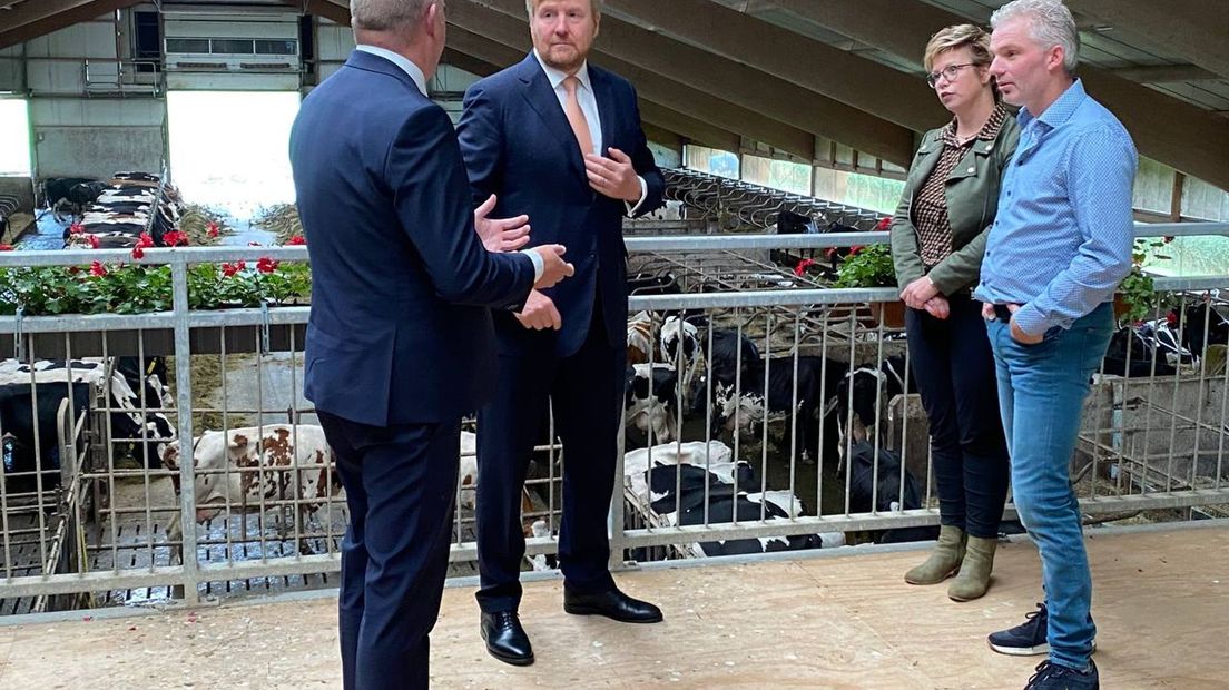 Koning Willem-Alexander op bezoek in de Kop van Overijssel