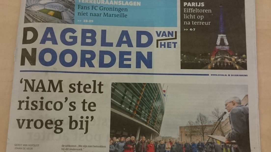 Het Dagblad van het Noorden
(Rechten: Jörn Reuvers/ RTV Drenthe)