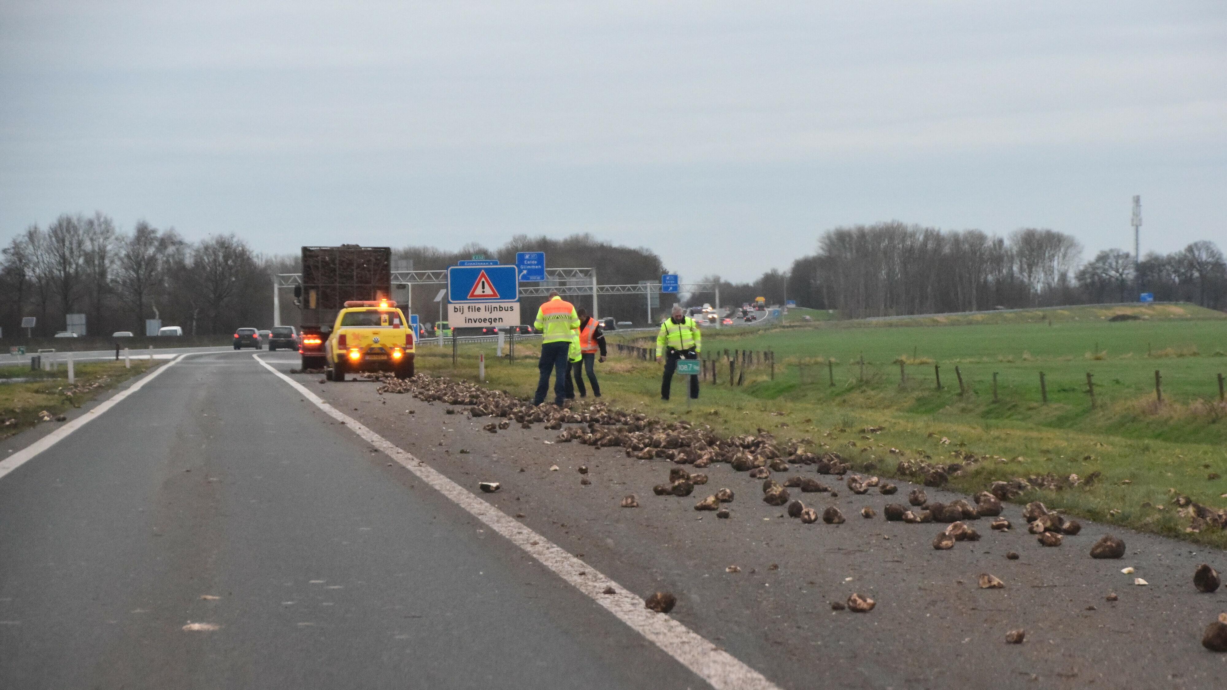 Waarom hoeven vrachtwagens met bieten en aardappels hun lading niet af te dekken?