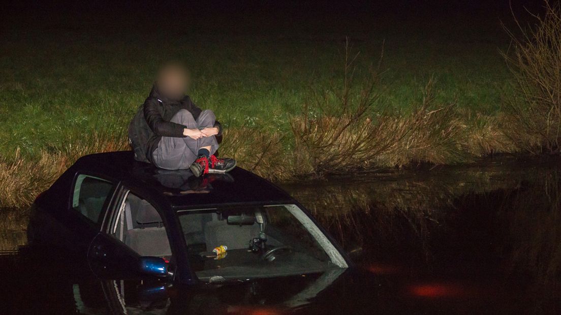 Hulpdiensten wisten de vrouw uit haar benarde positie te bevrijden.