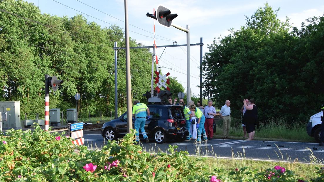 Kop-staartbotsing spoorwegovergang Hardenberg