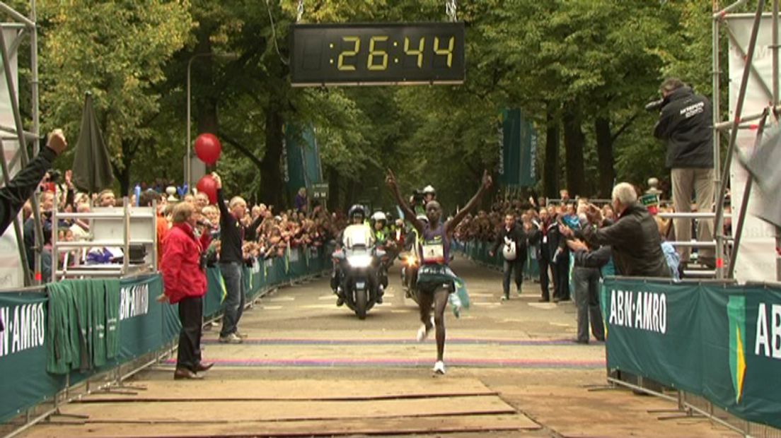 Leonard Komon liep in 2010 een wereldrecord in Utrecht