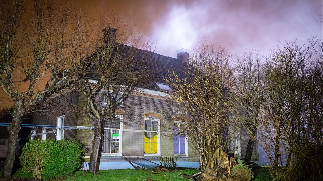 Brand in woning in buitengebied Kampen