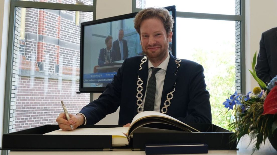 Burgemeester Floor Vermeulen.