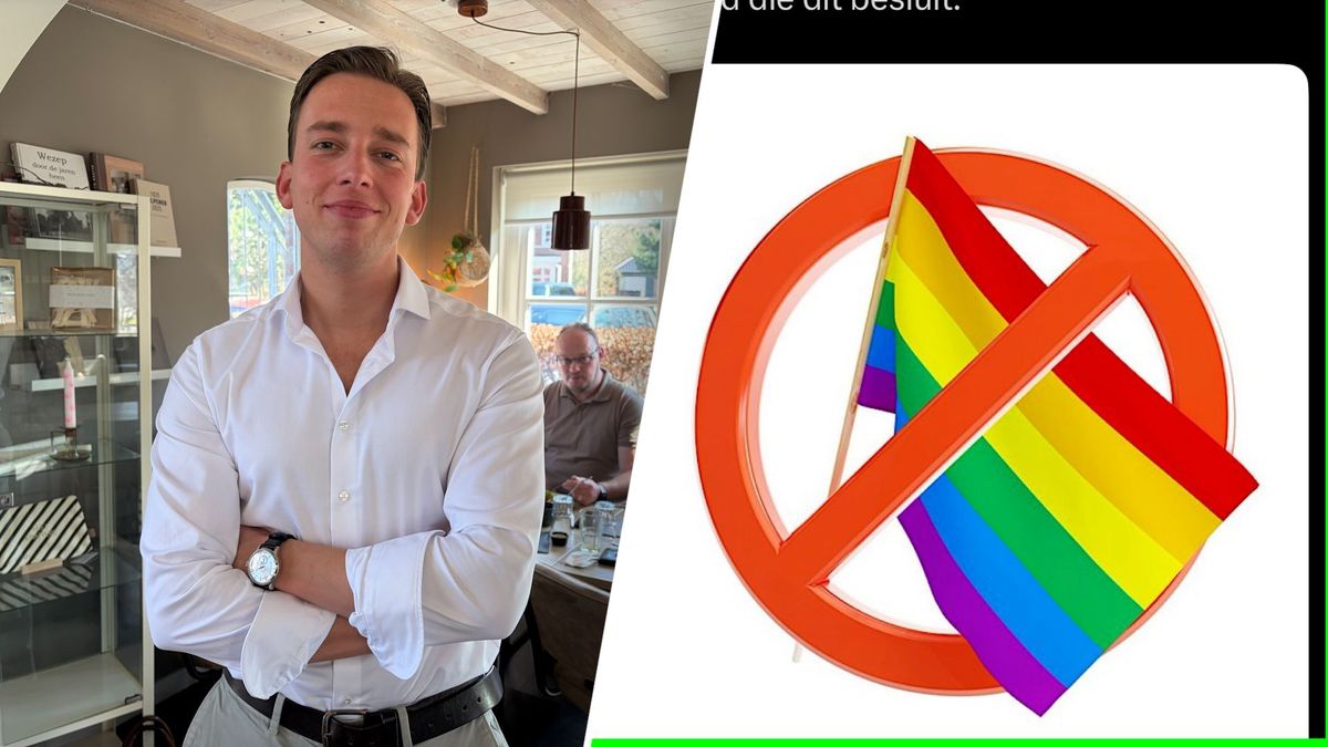 Regenboogvlag in de ban, De Nooijer zorgt voor nieuwe ophef in Oldebroek