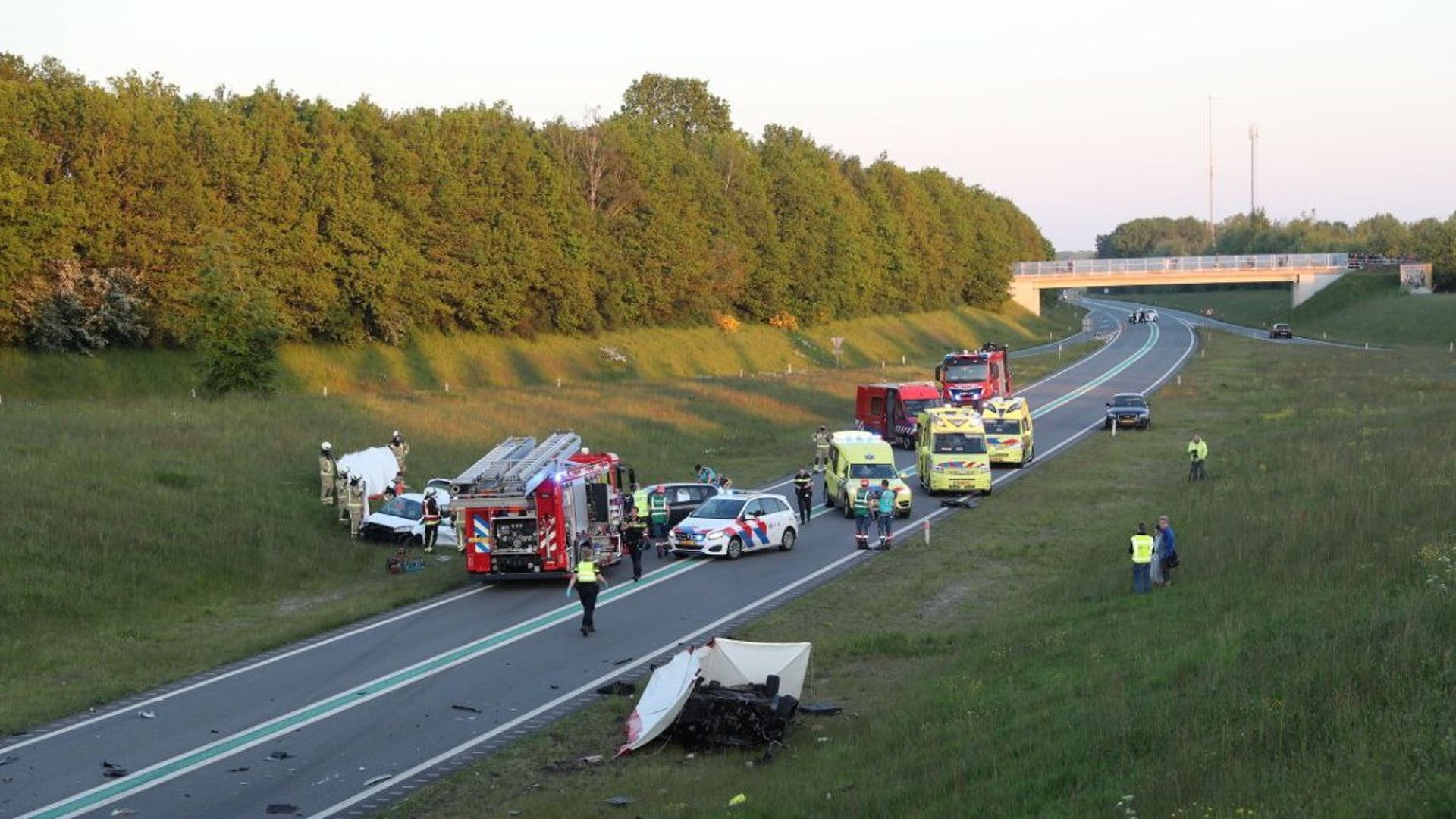 Vier Doden En Vijf Gewonden Bij Ongeluk Op De N34 Bij Borger - RTV Drenthe