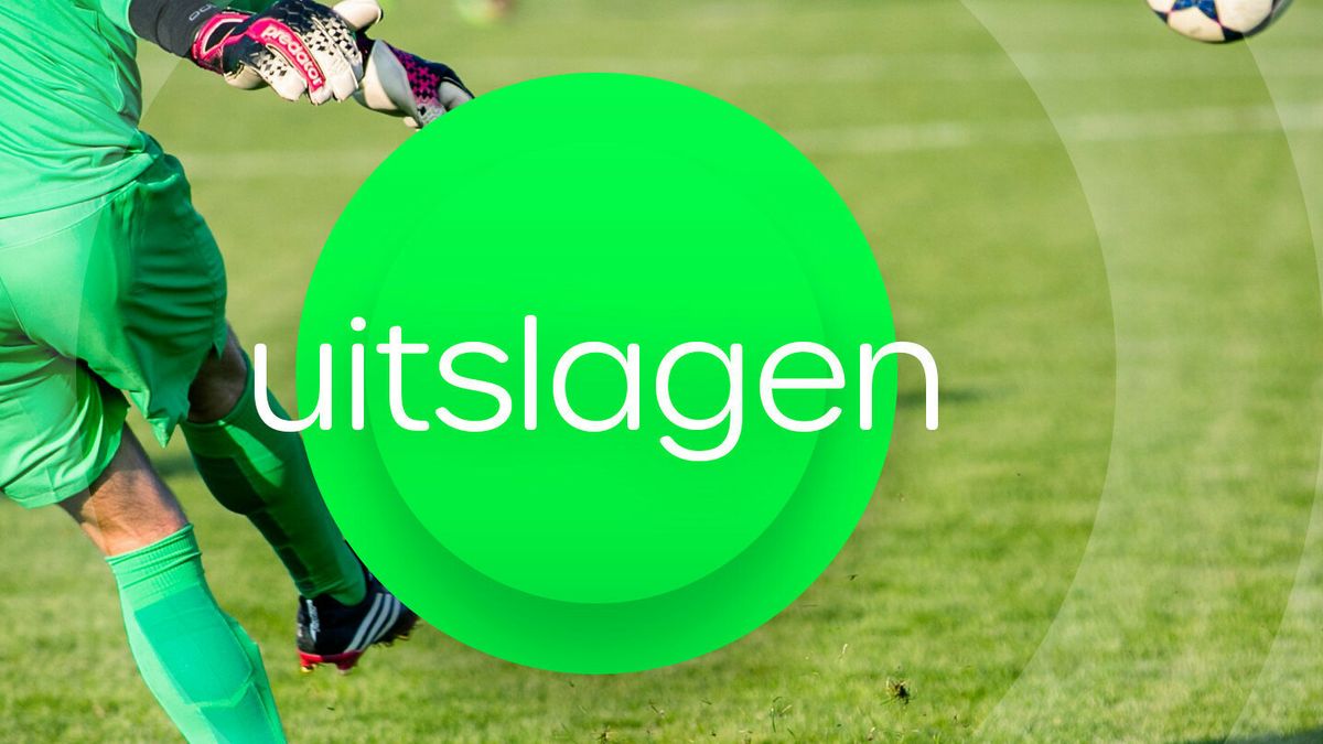 Uitslagen amateurvoetbal zaterdag 6 juni