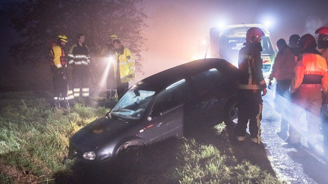 In de auto bleek niemand meer te zitten