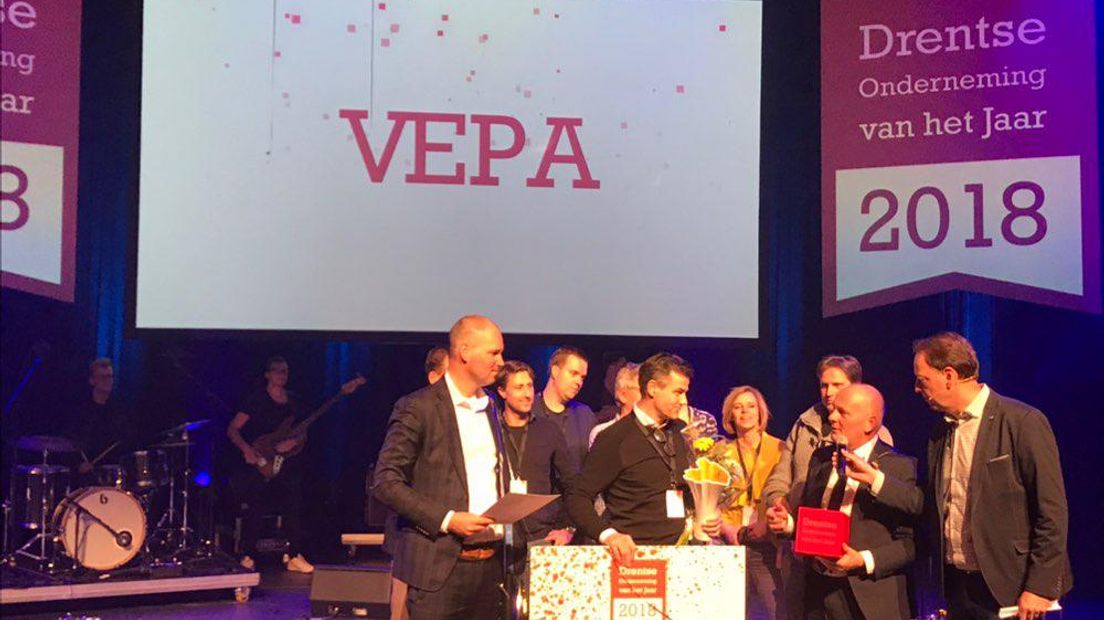In 2018 ging de prijs naar Vepa in Hoogeveen (Rechten: archief RTV Drenthe)