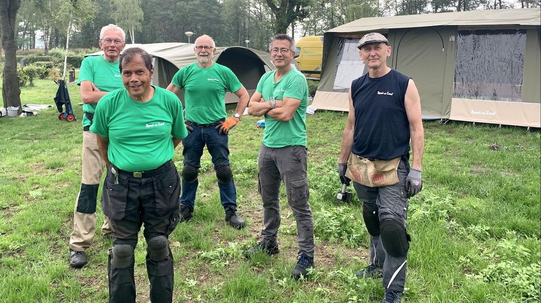 De stoere mannen ....