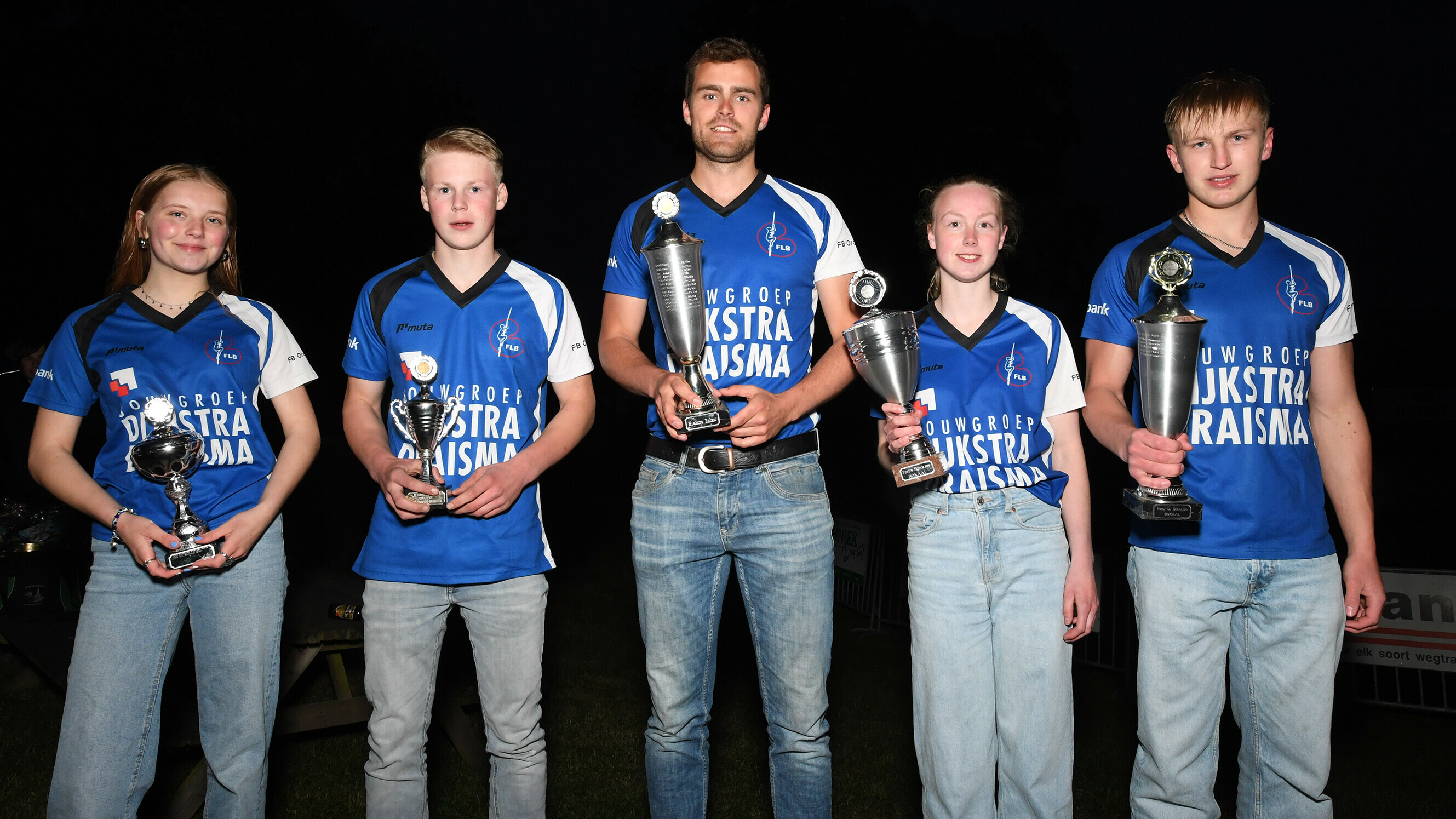 De winnaars in Burgum