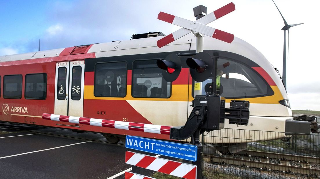 Een trein van Arriva