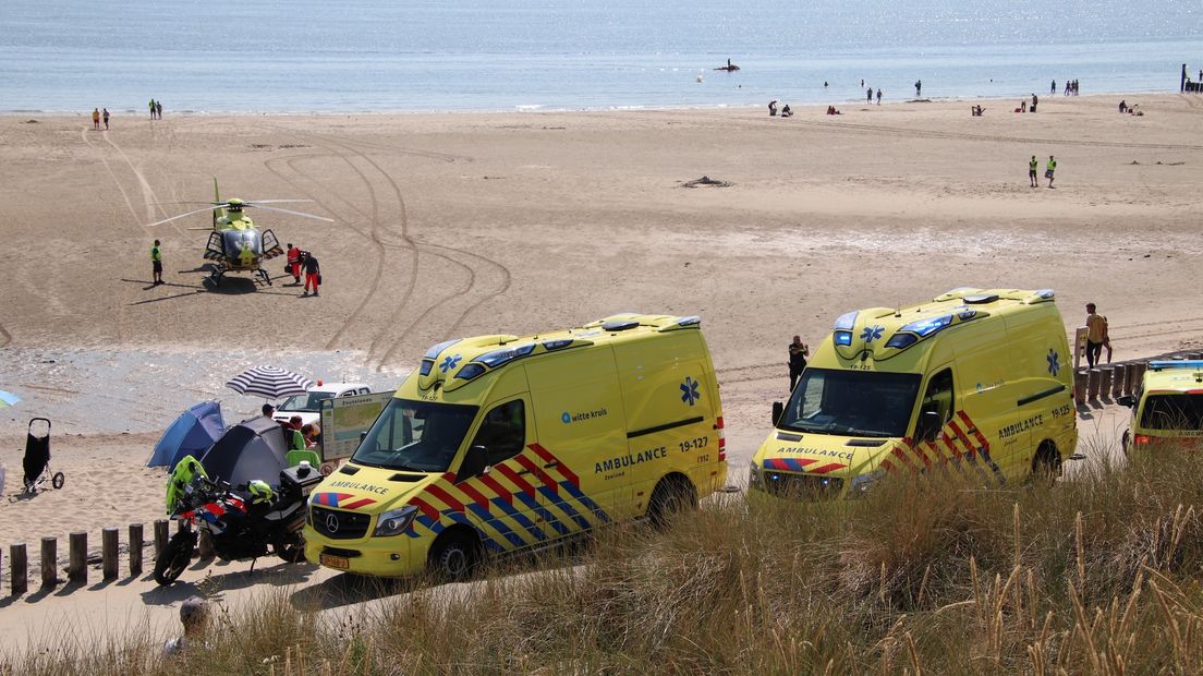 Verschillende hulpdiensten rukten uit.